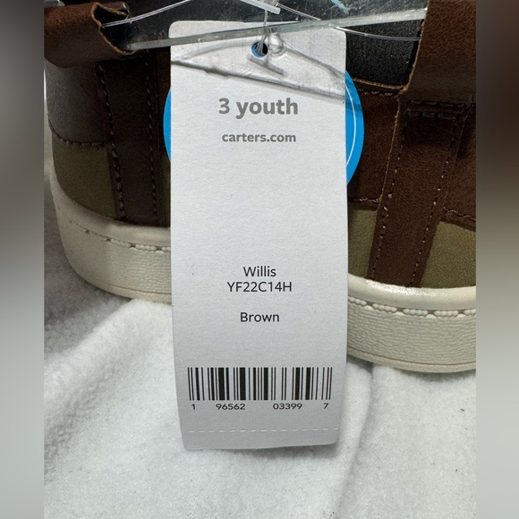 NWT Carter Willis Brown Slip On Boot Sneaker Little Kids Size 3 - Picture 5 of 8